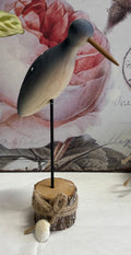 Wooden Seaside Bird Ornament, 20cm