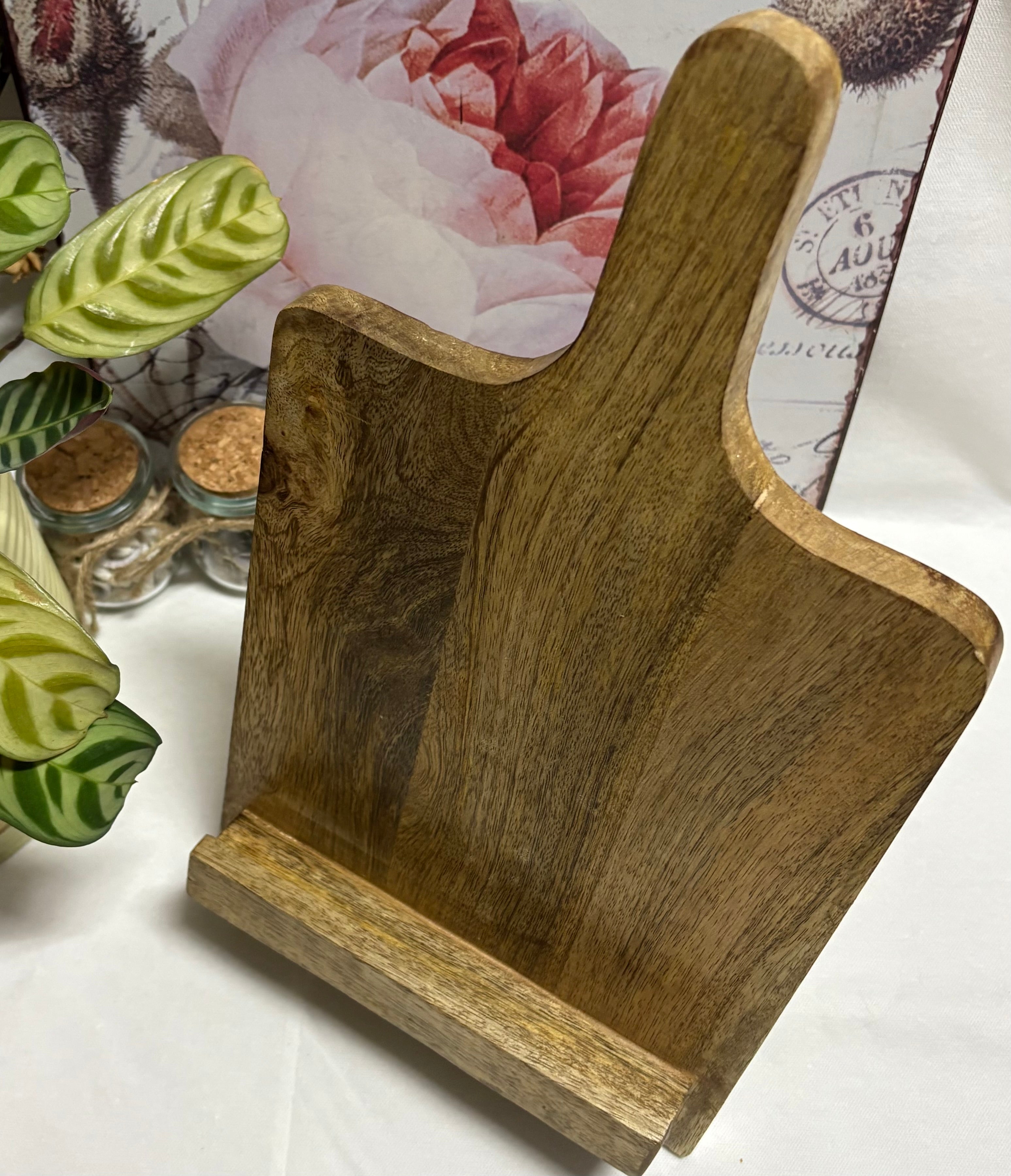 Wooden Recipe Book Holder