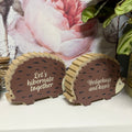 Pair of Wooden Hedgehog Ornaments