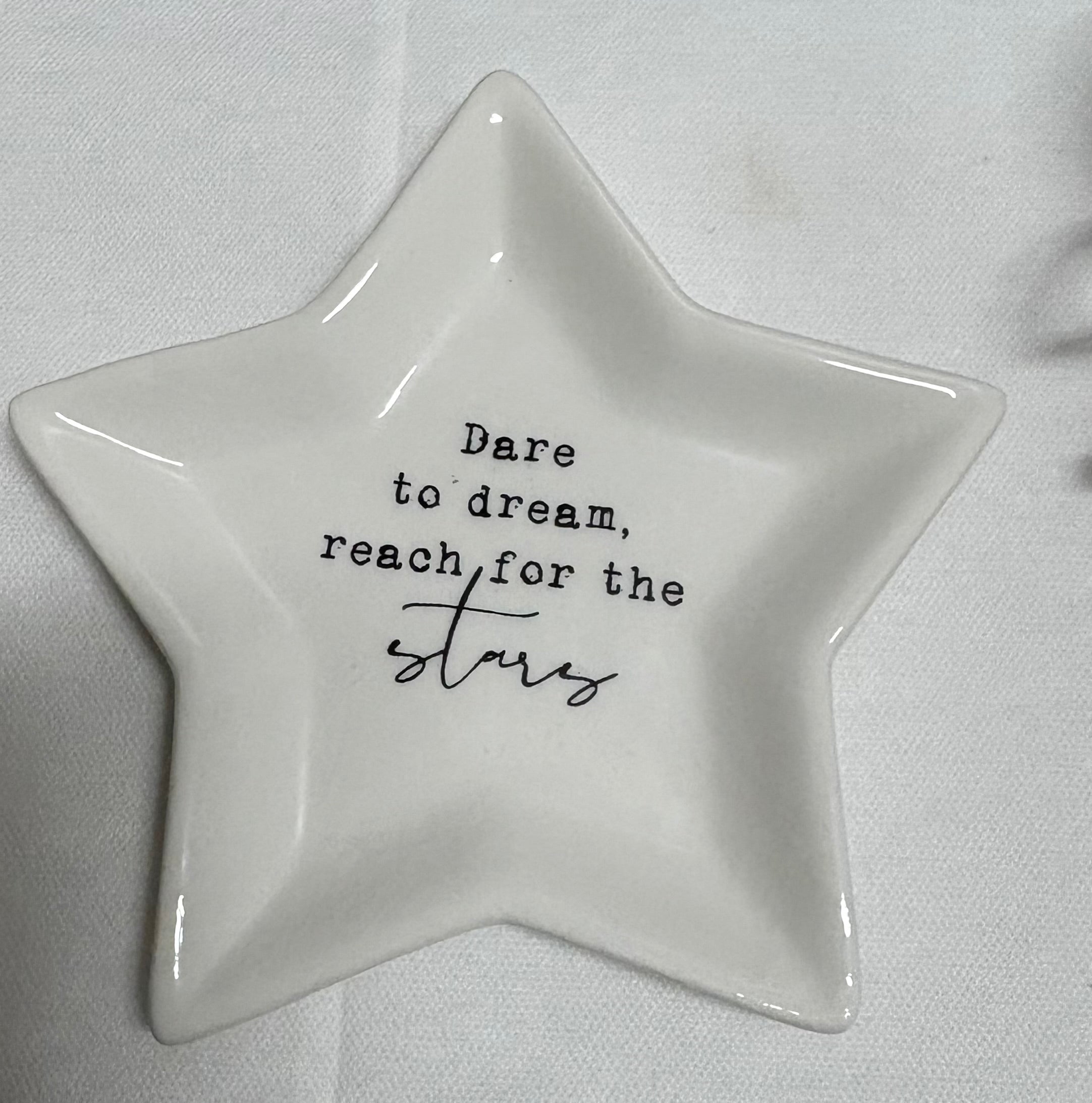 Dare to Dream Star Shaped Trinket Dish