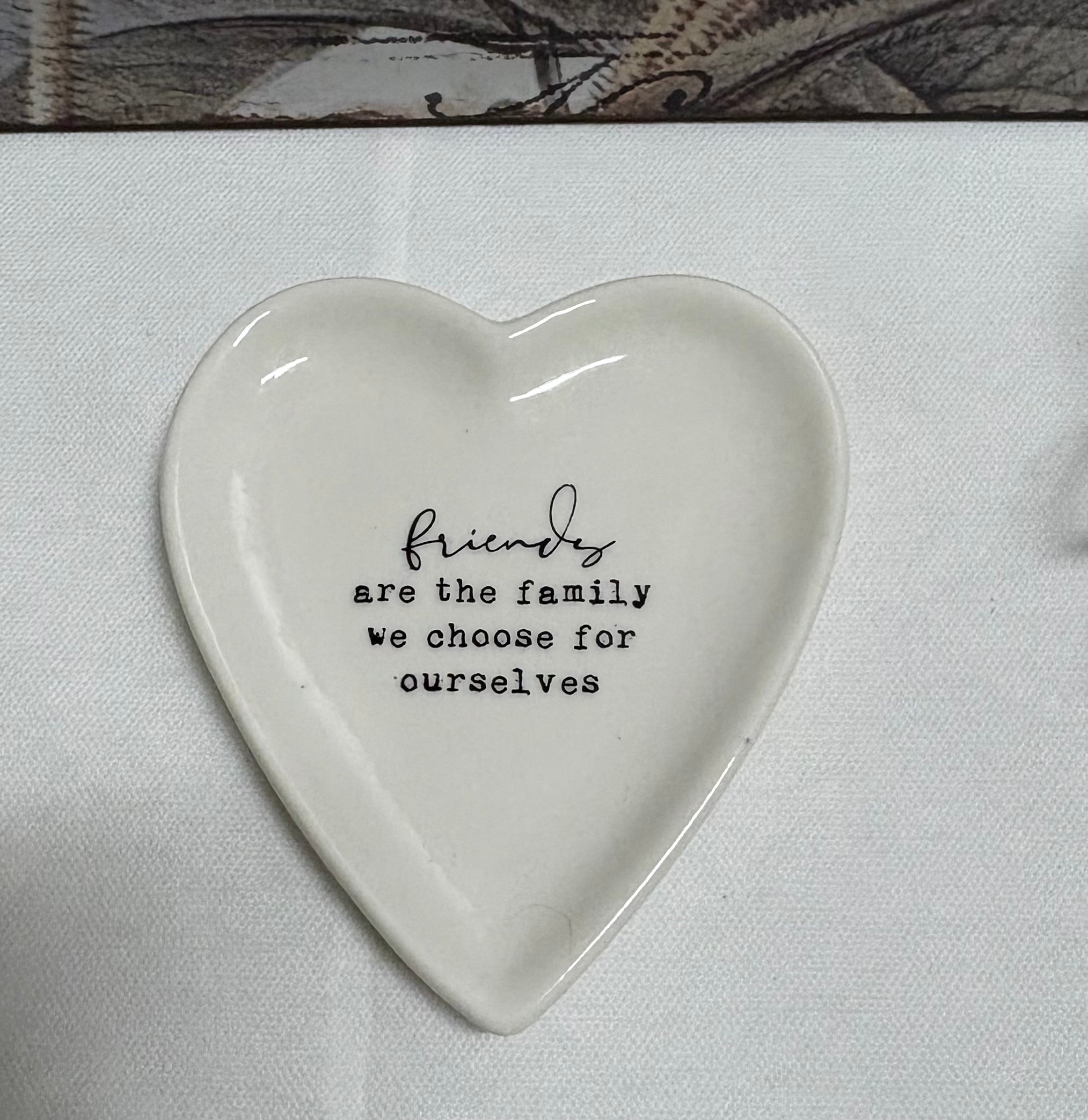 Friends & Family Heart Shaped Trinket Dish