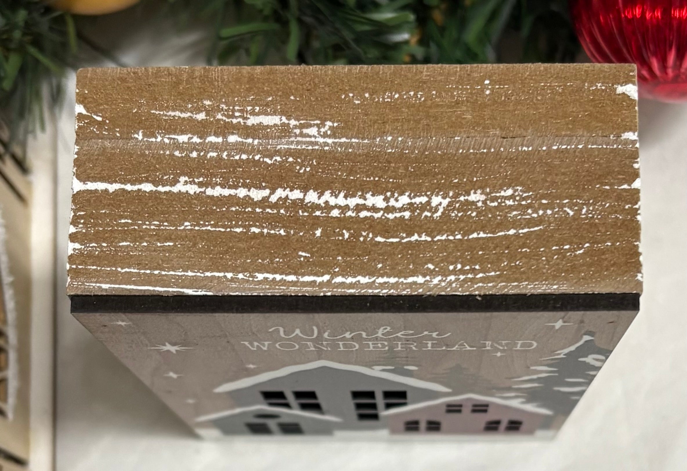 Winter Wonderland LED House Block Decoration