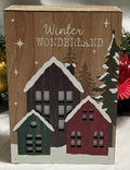 Winter Wonderland LED House Block Decoration