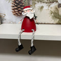 Metal Santa Shelf Sitter Ornament