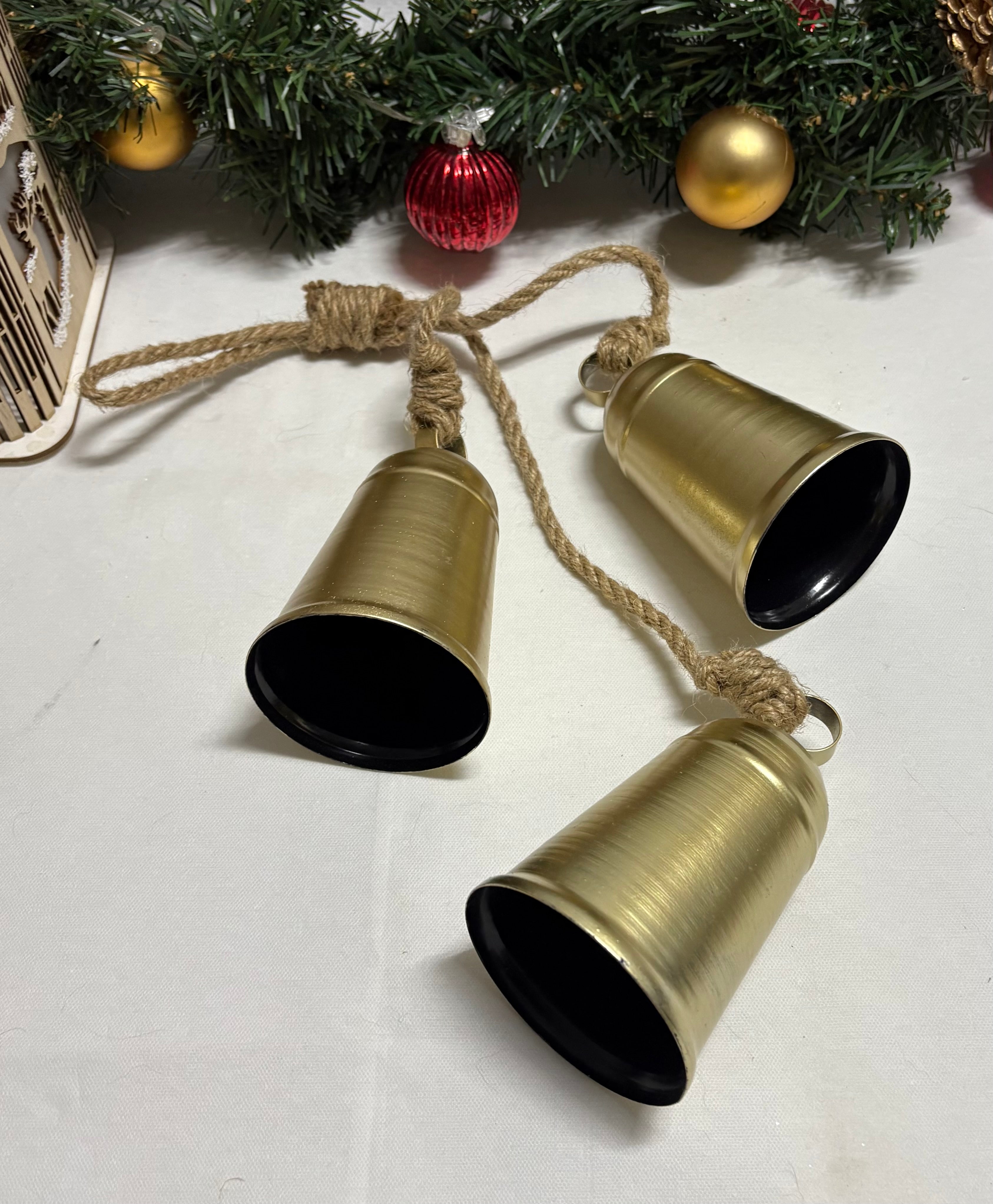 Large Hanging Bells Christmas Decoration