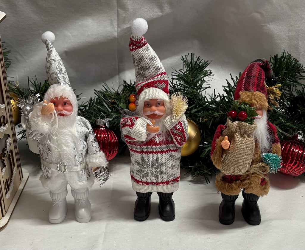 Santa Figure Christmas Decoration - Choice of Design