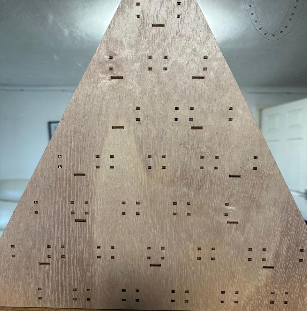 Large Wooden Houses Re-useable Advent Calendar Christmas Countdown