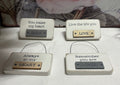 Set of 4 Mini Wooden Signs - 4 designs
