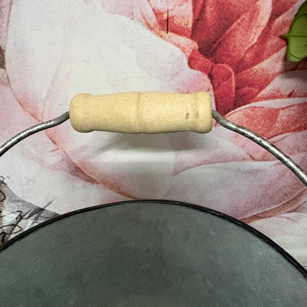 Pumpkin Patch Metal Bucket Planter