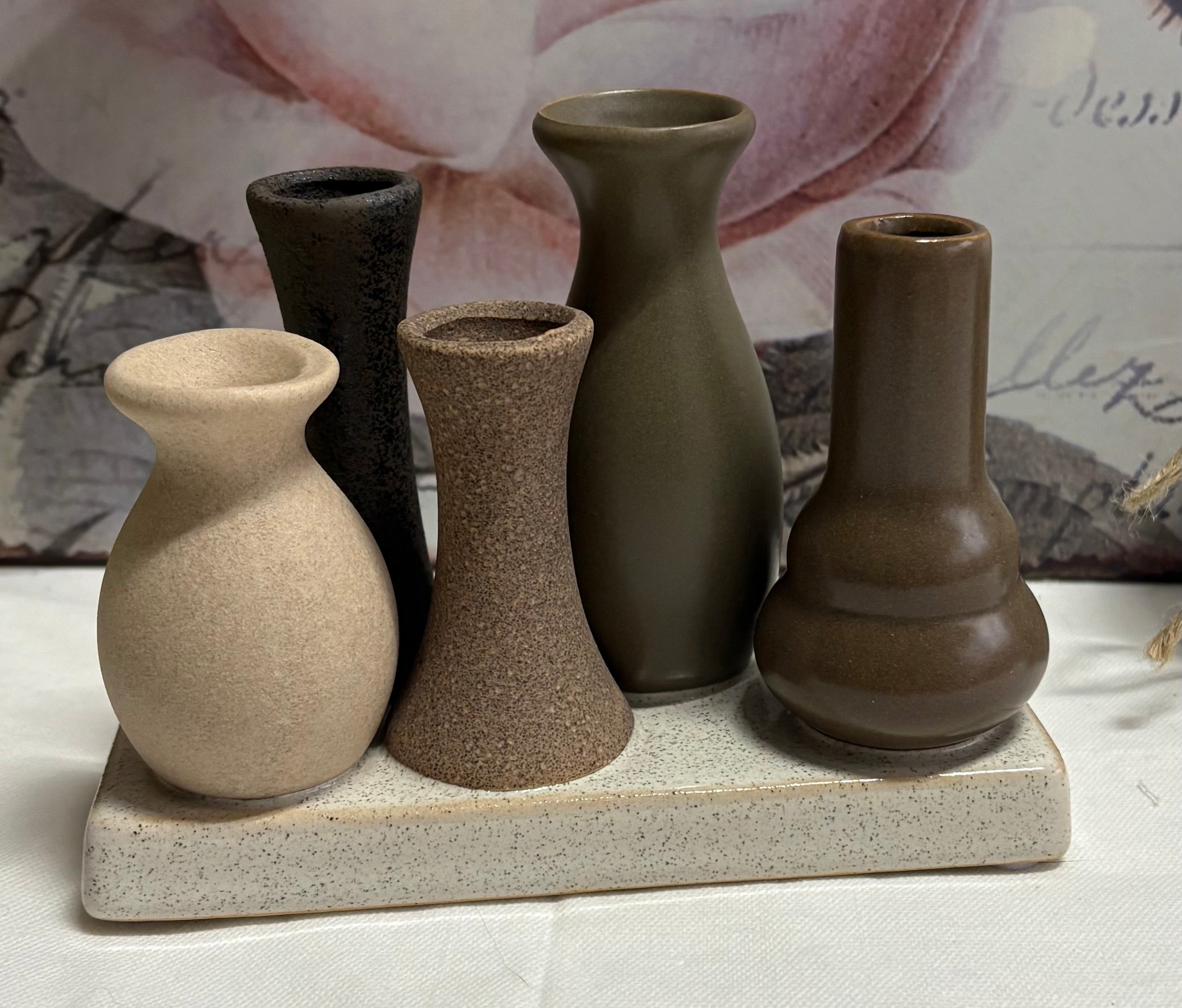 5 Mounted Vase Decoration