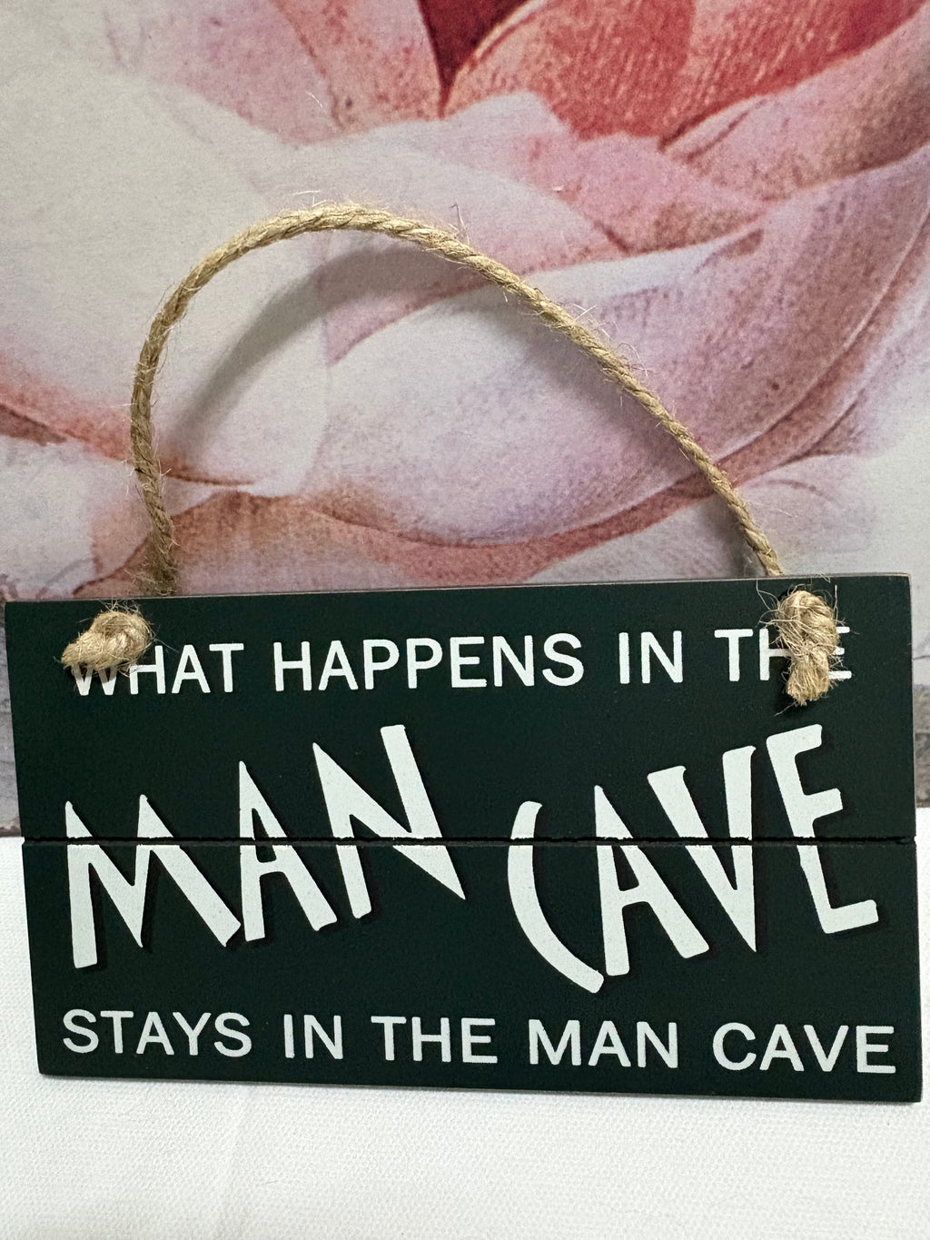 Wooden Man Cave Sign