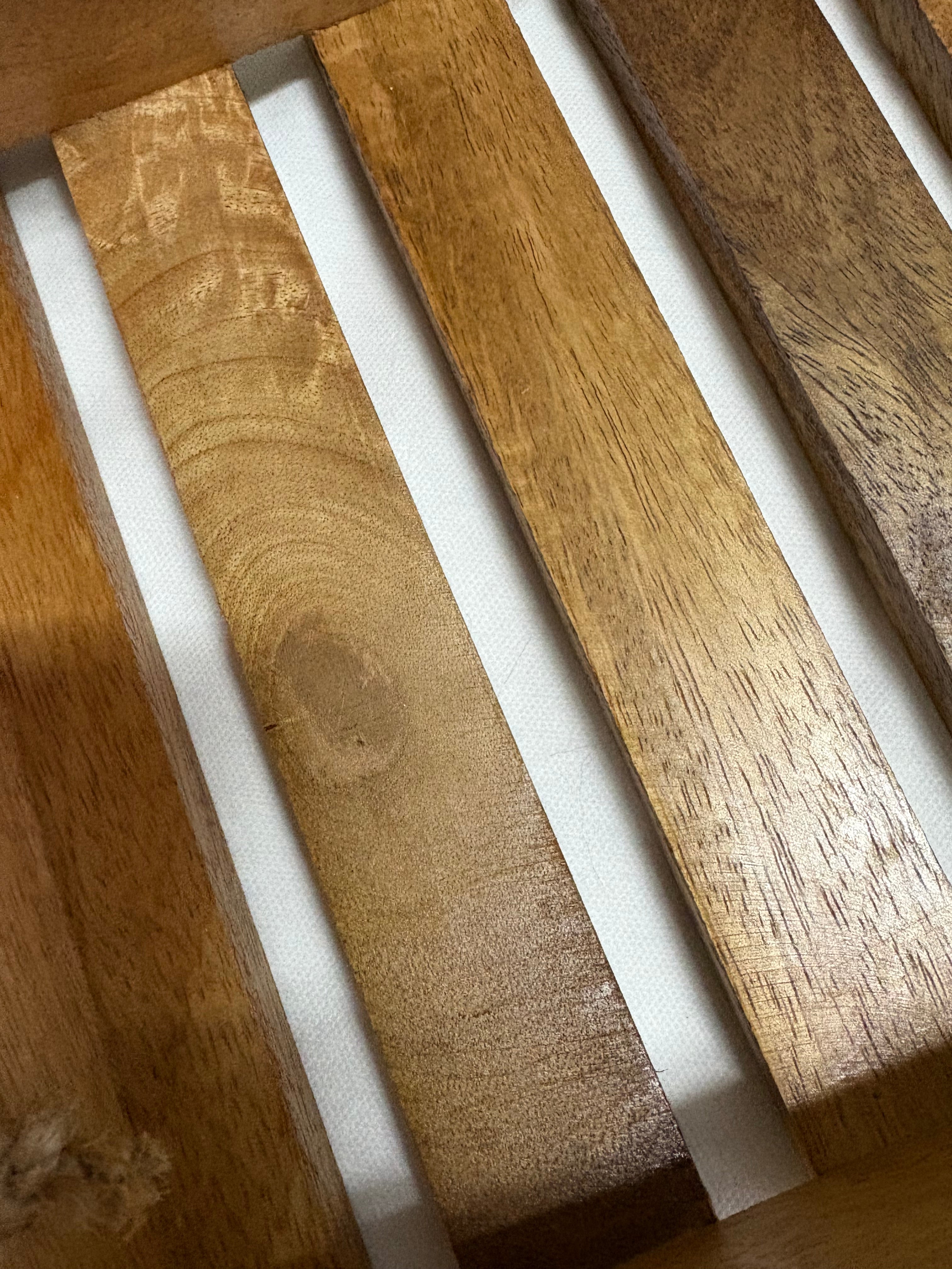 Slatted Wooden Storage Tray, 30cm