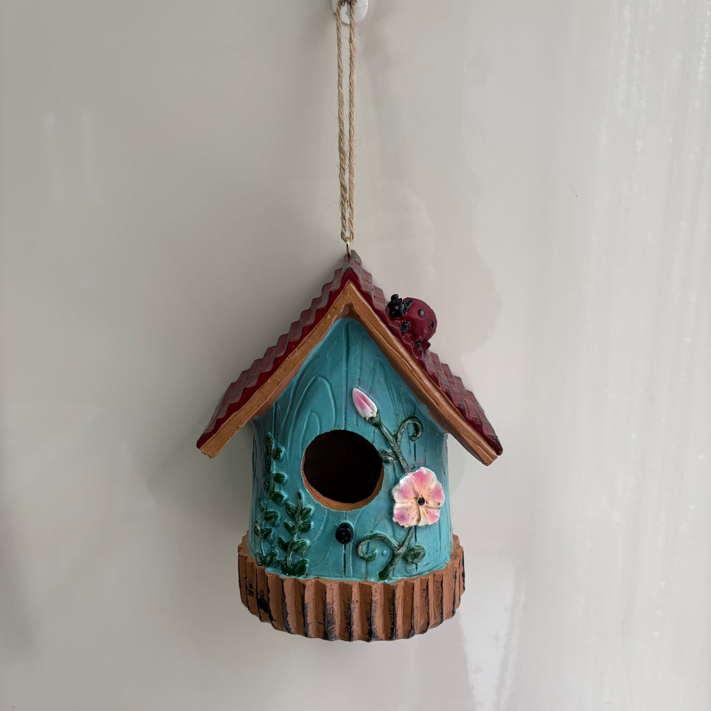 Hanging Resin Bird House