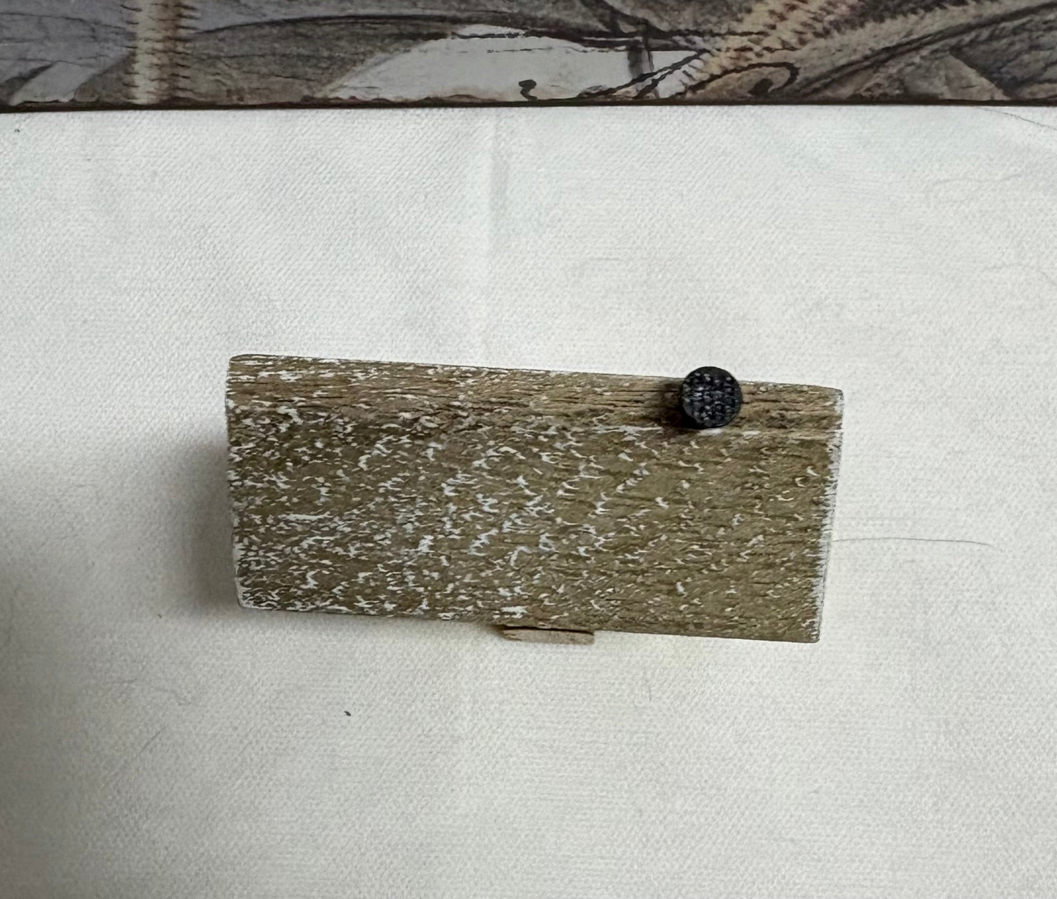 Yellow 'Best Friend' Wooden House Ornament, 8.5cm