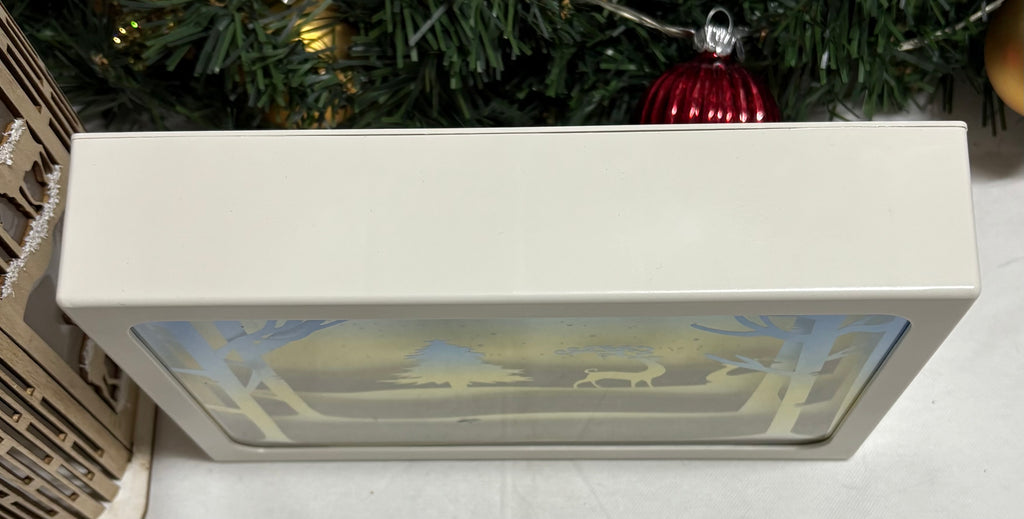 Christmas Winter Scene LED Light box