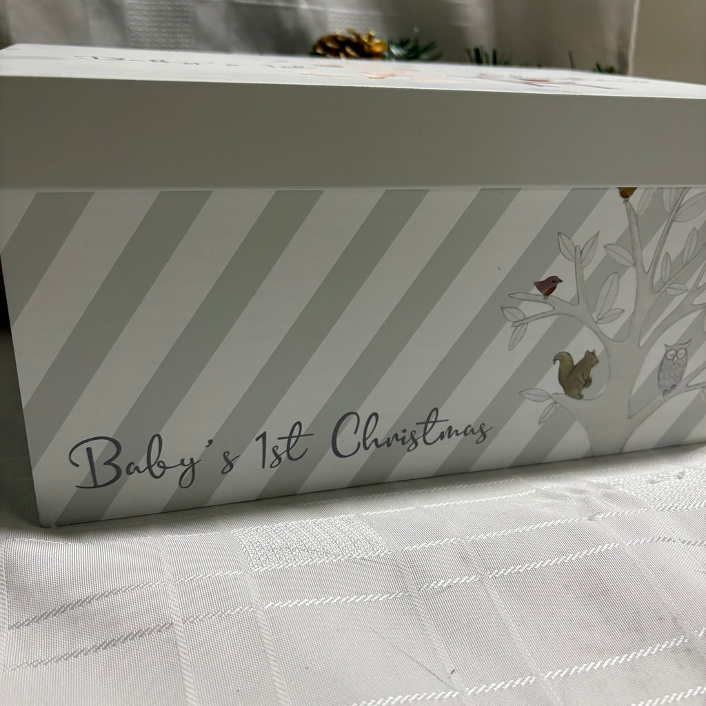 Baby’s First Christmas Wooden Gift Box