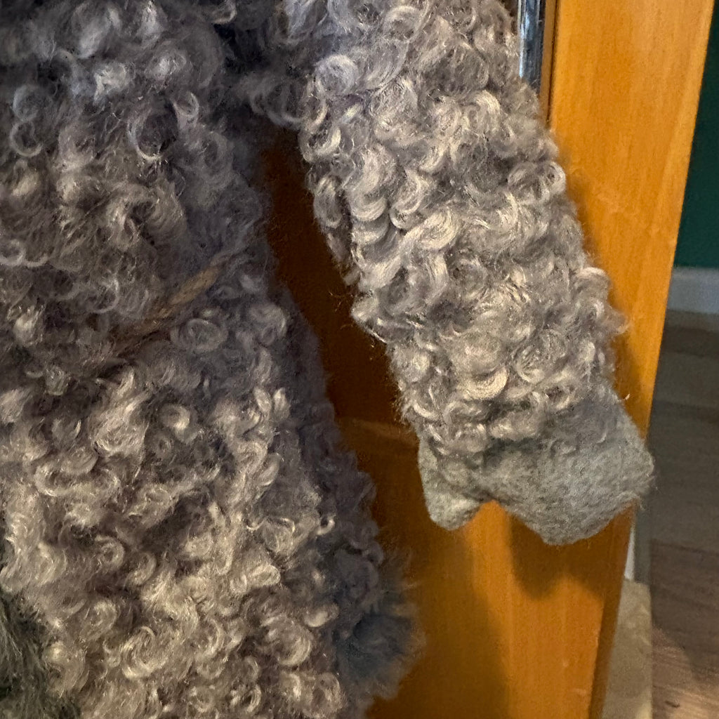 Grey Standing Gonk Christmas Decoration