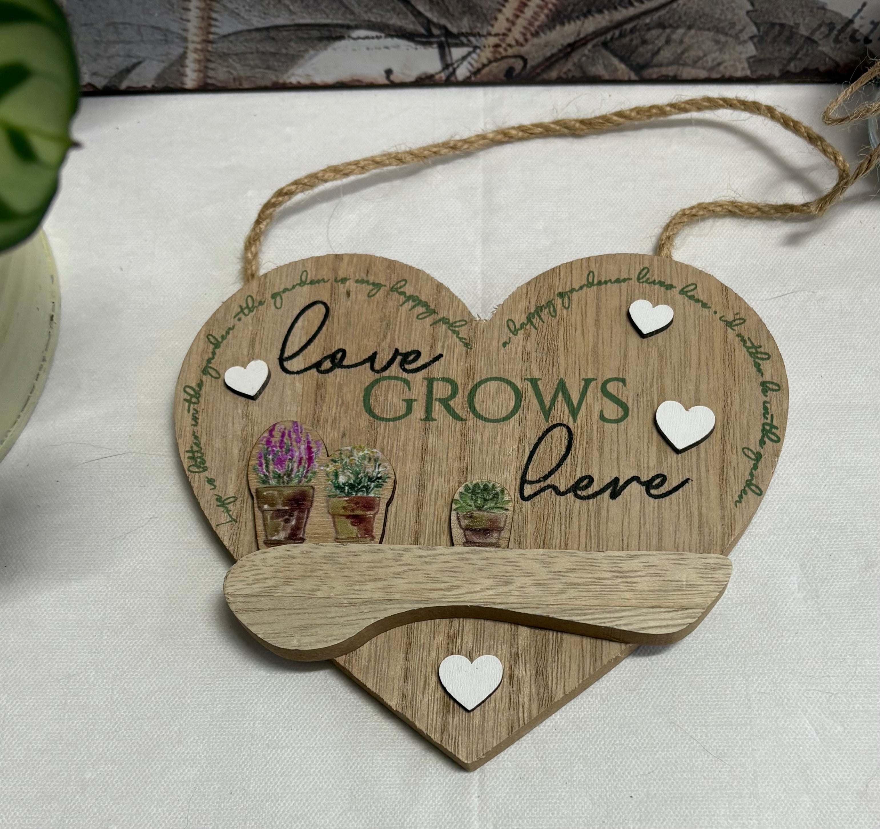 Gardening Gardener Wooden Sign - 3 Designs