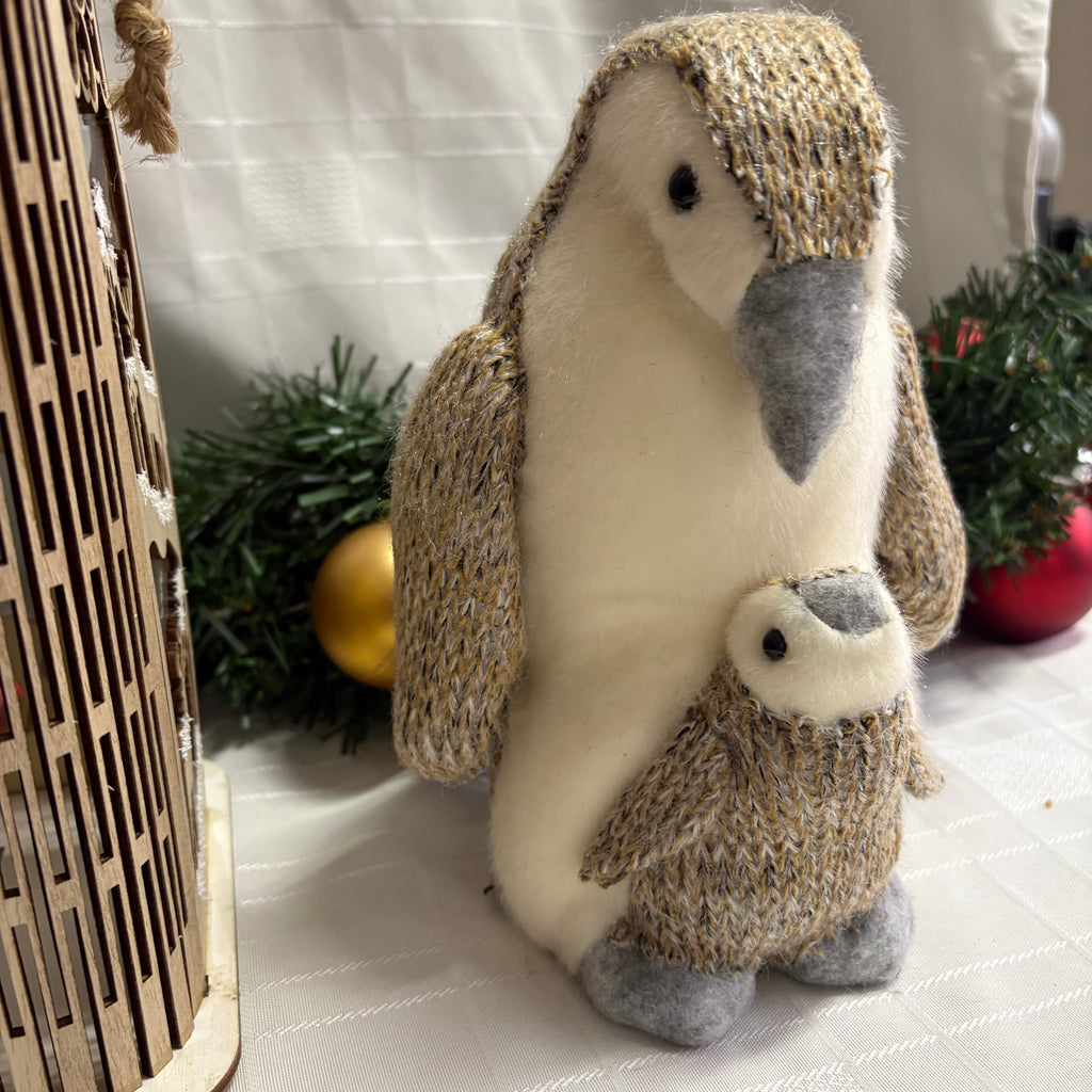 Penguin with Chick Ornament
