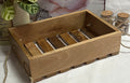 Slatted Wooden Storage Tray, 30cm