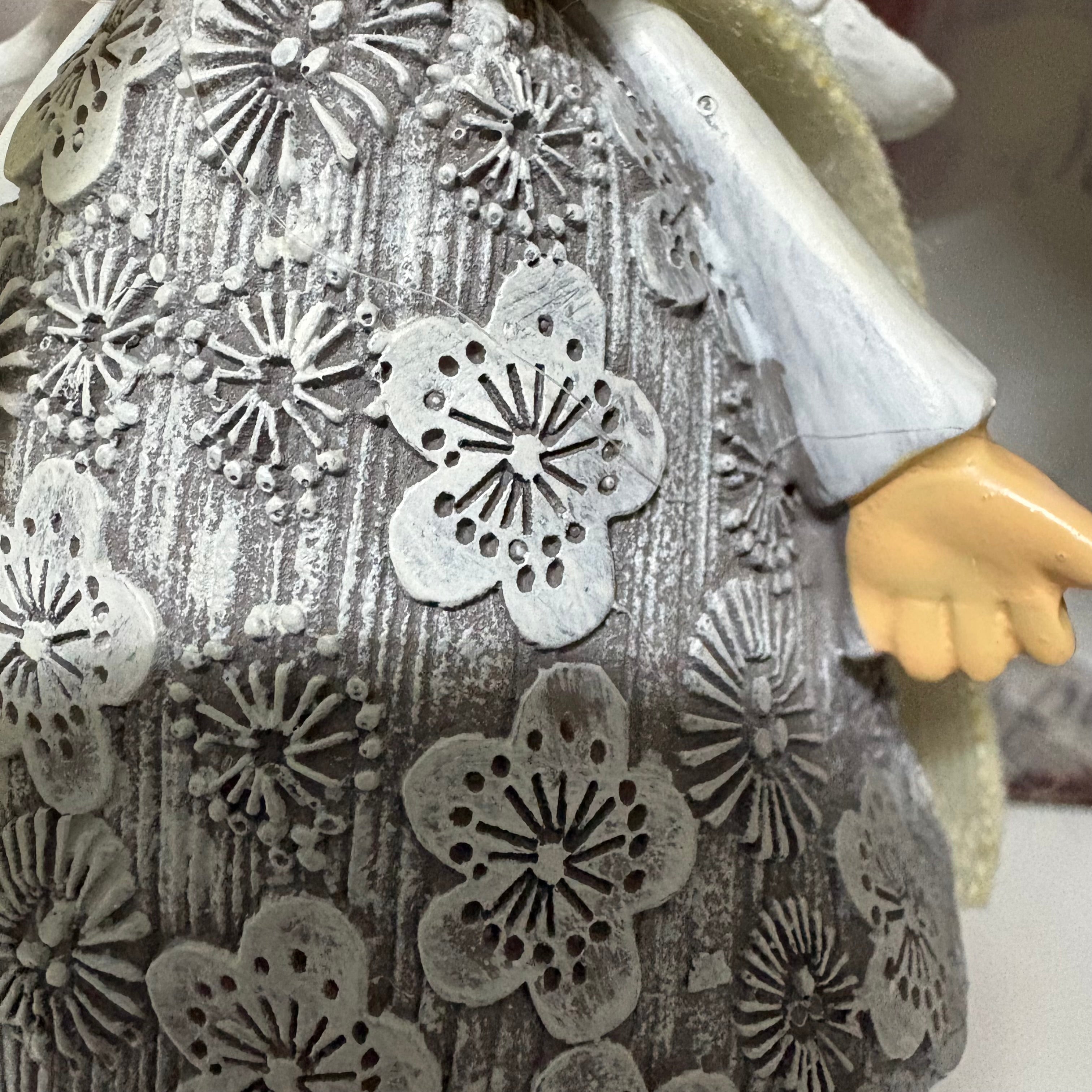 Pair of Resin Angel Ornaments