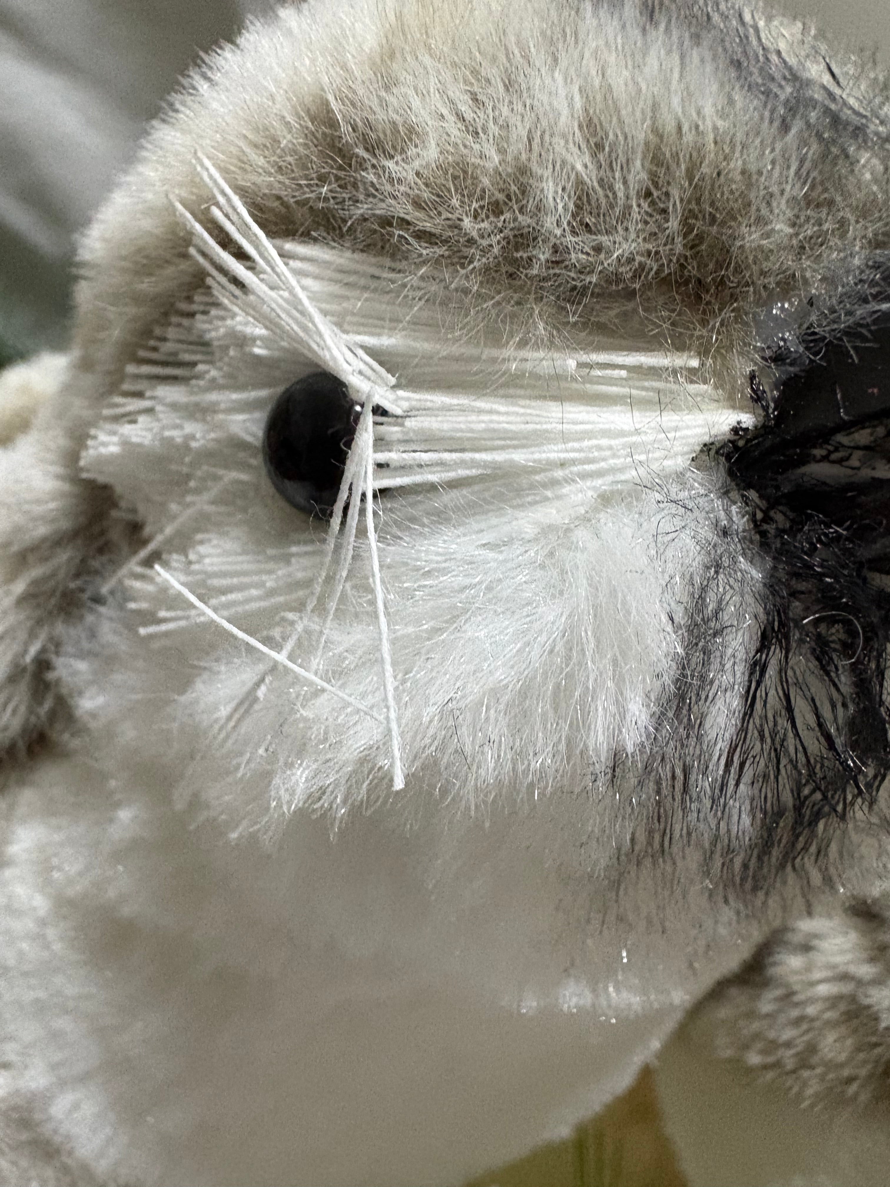 Two Soft Plush Birds on a Branch Ornament