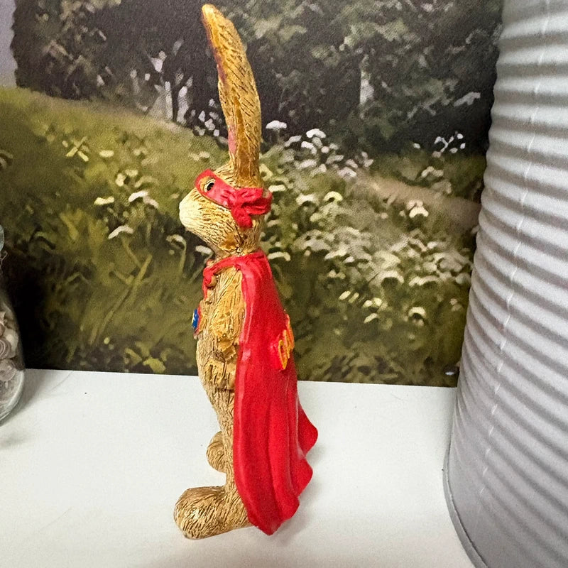 Super Daddy Standing Bunny Figure