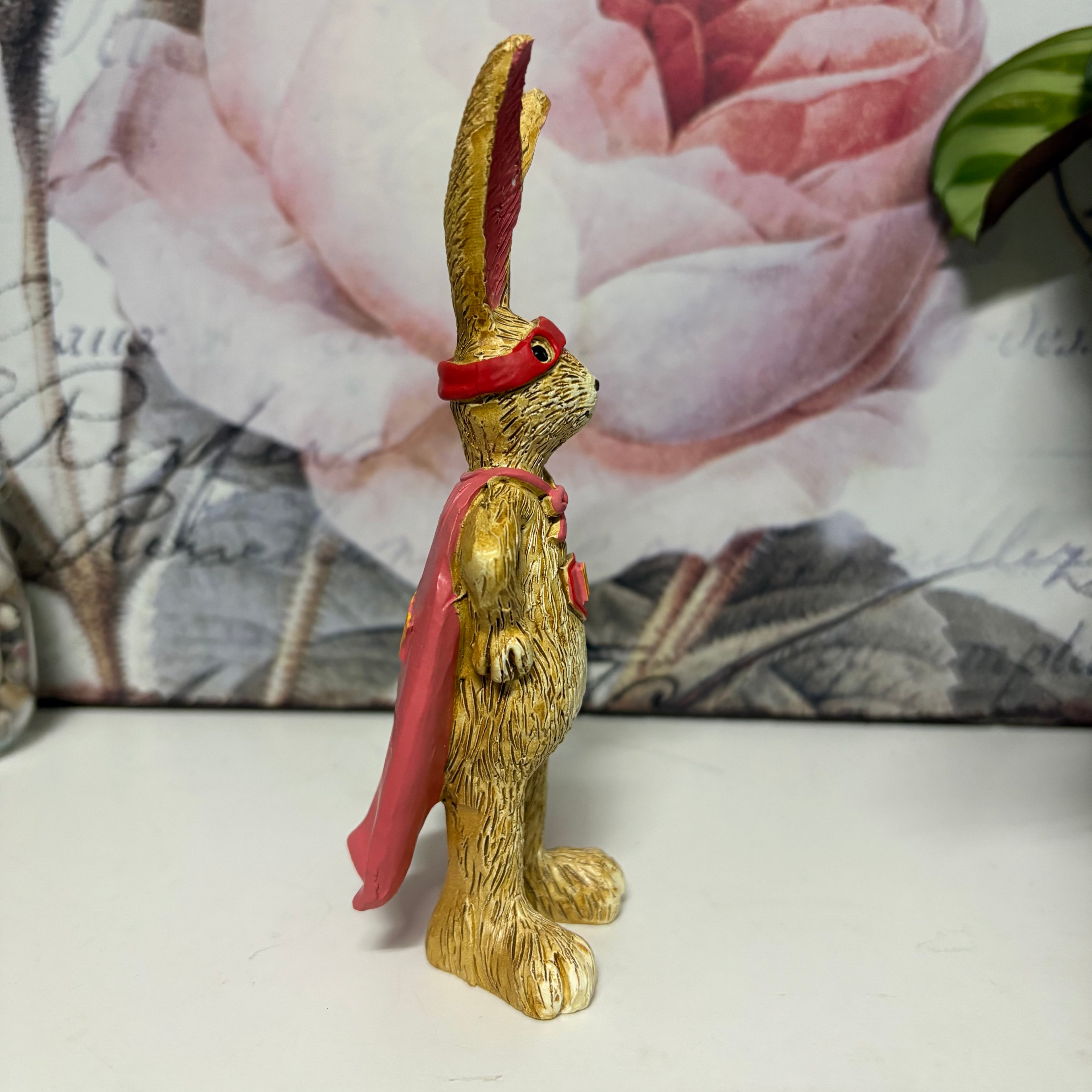 Super Mummy Standing Bunny Figure Ornament