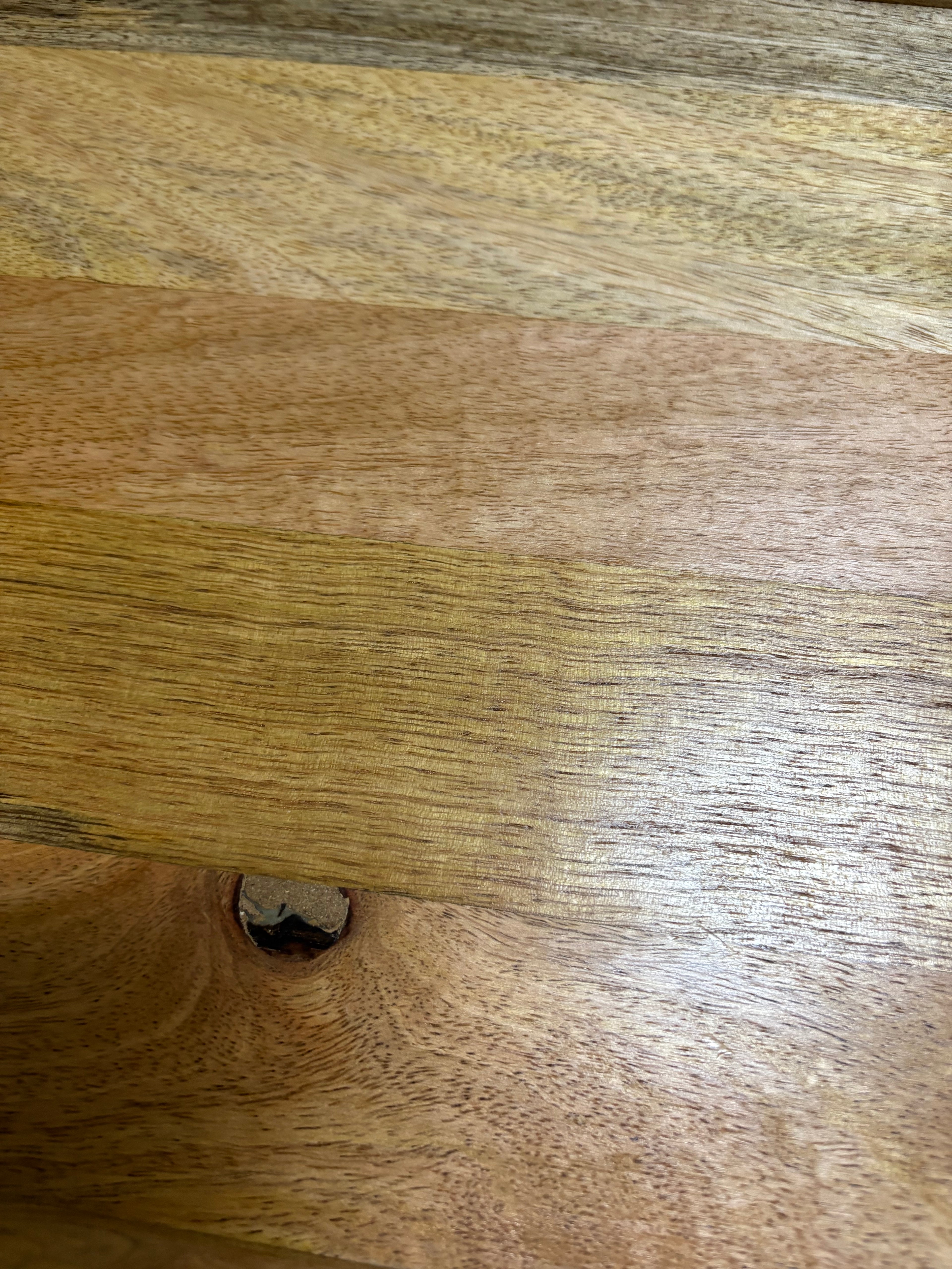 Flower Design Decorative Wooden Tray, 45cm