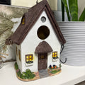 Rustic Resin Hanging Birdhouse
