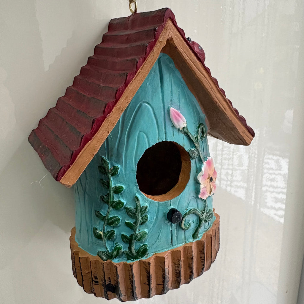 Hanging Resin Bird House