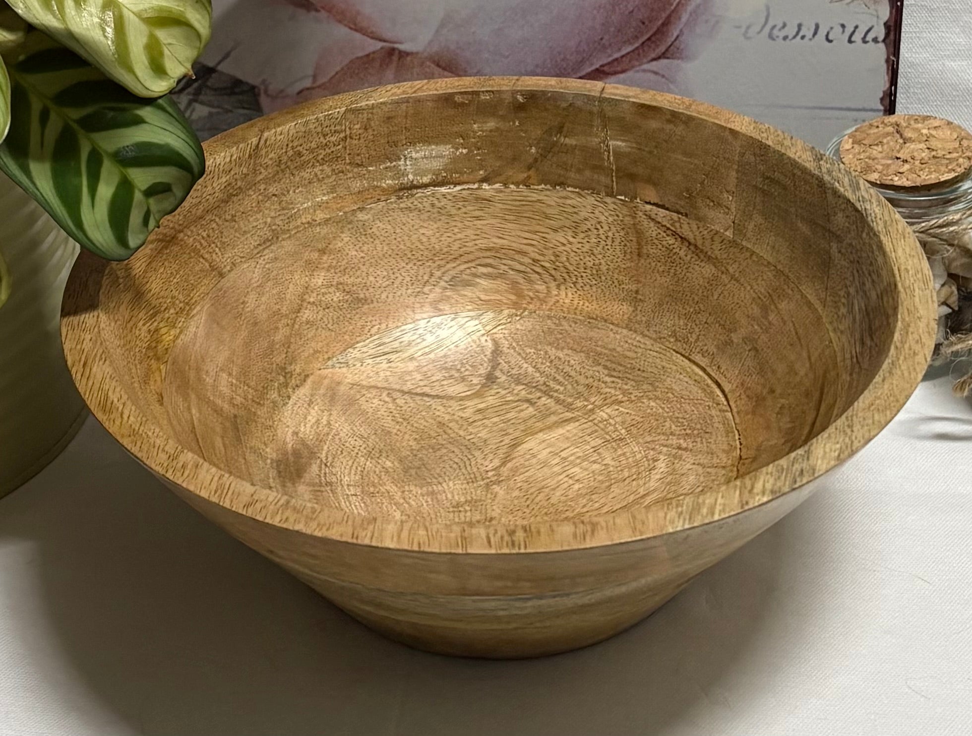 Wooden Decorative Bowl , 23cm