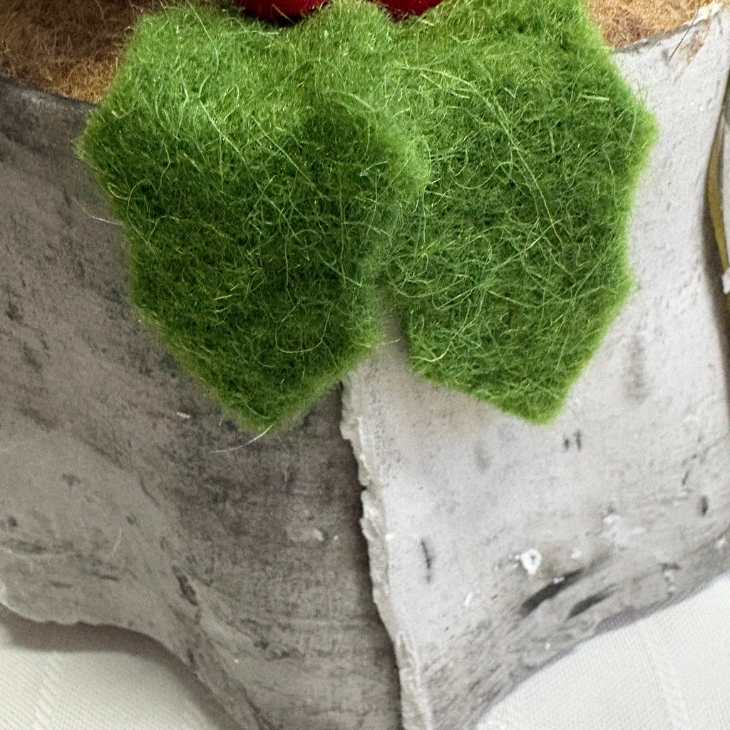 Felt Hedgehog Ornament