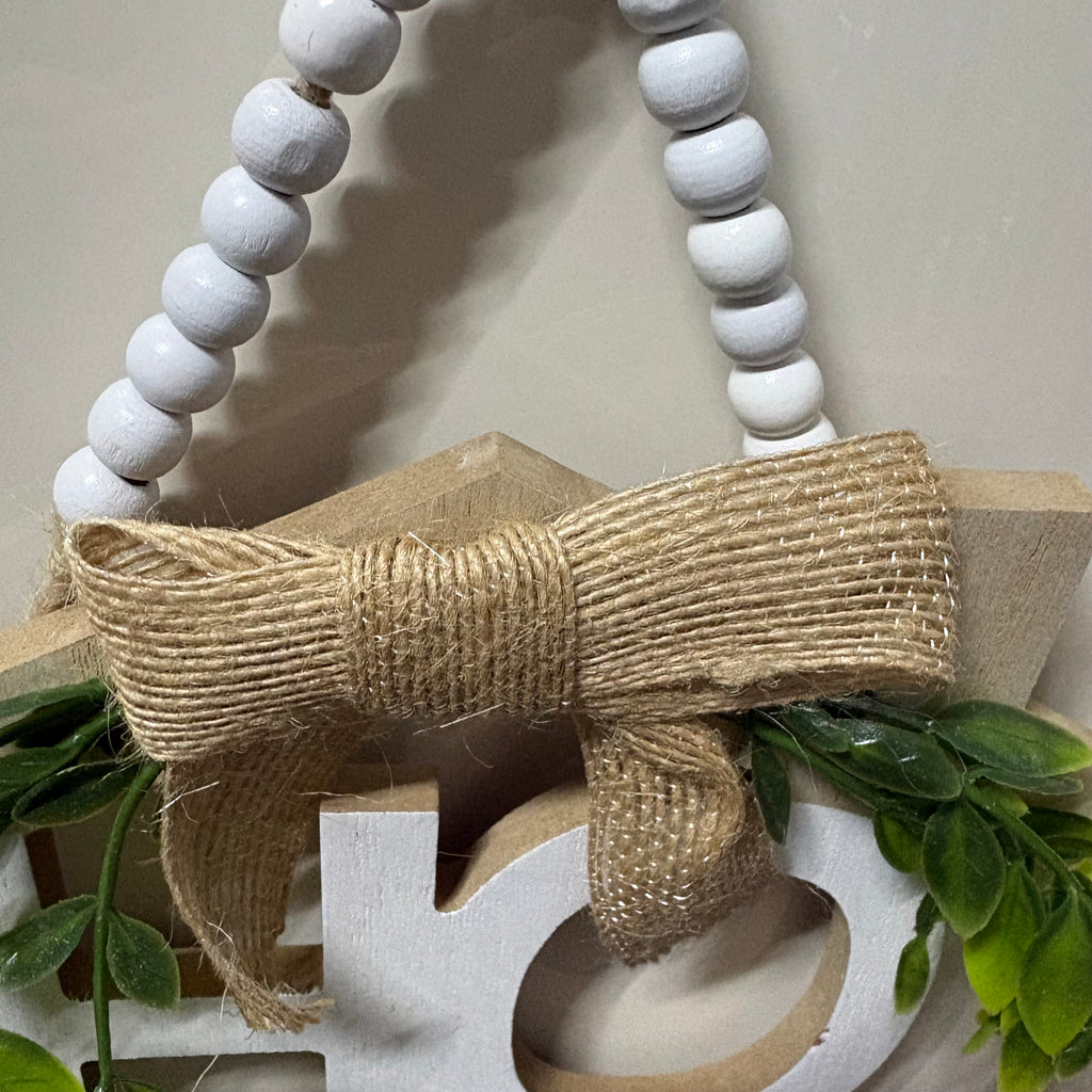 Home Wooden Wall Sign - Nordic Minimalist Decor