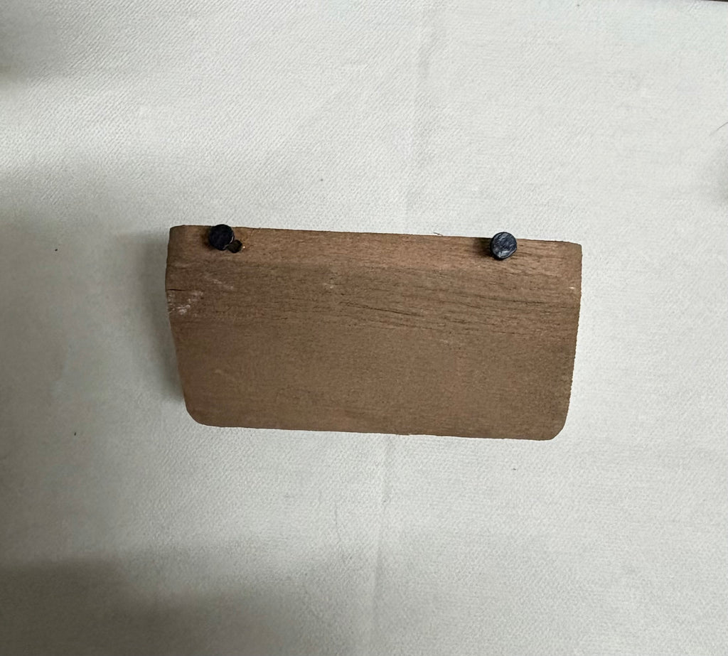 Flower Wooden House - "All Things Grow with Love", 8cm