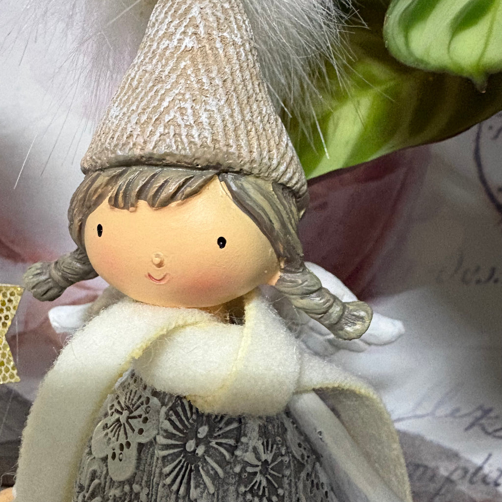 Pair of Resin Angel Ornaments