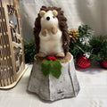 Felt Hedgehog Ornament