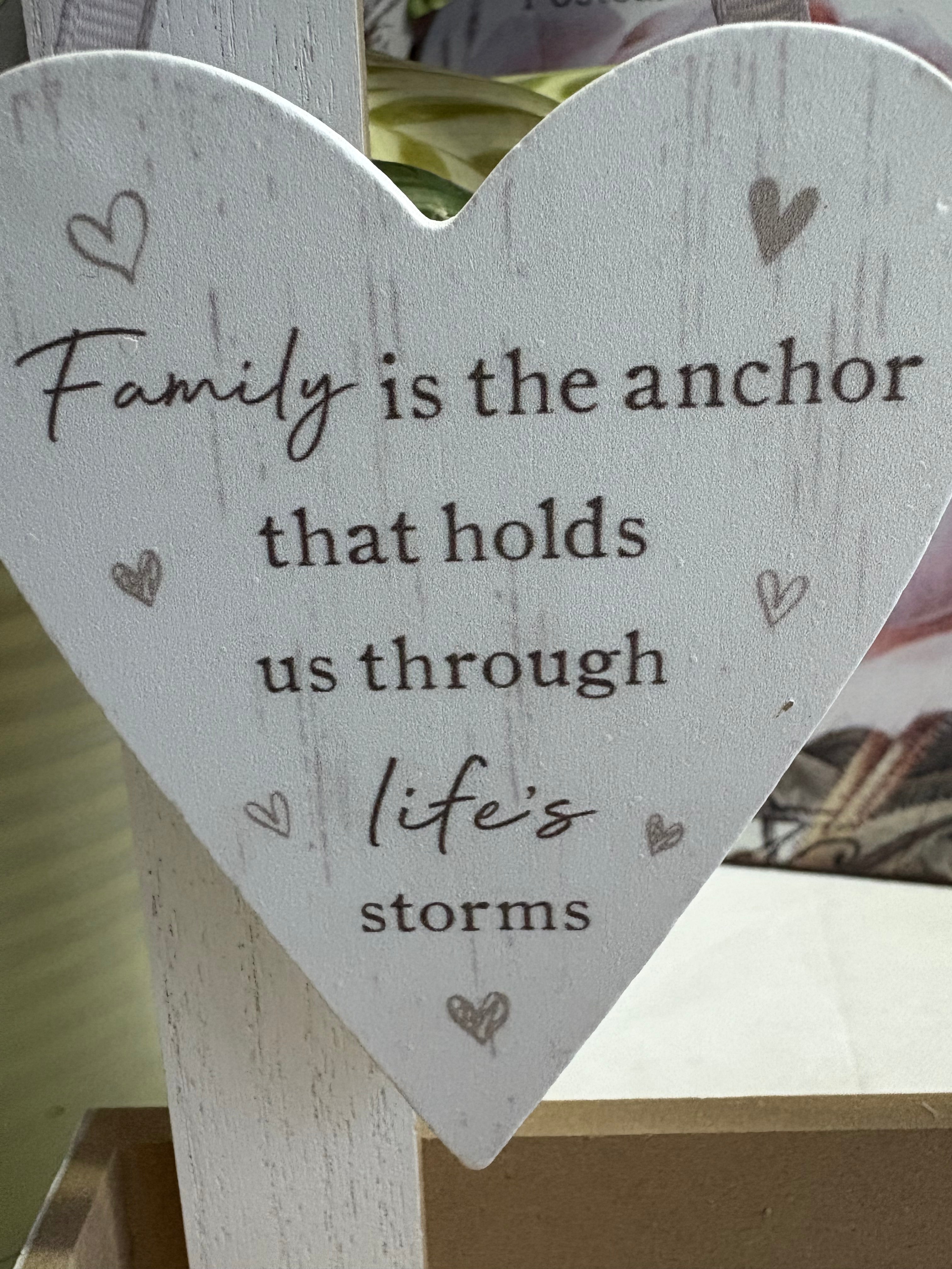 Family Hanging Heart Signs, 11cm - 6 designs