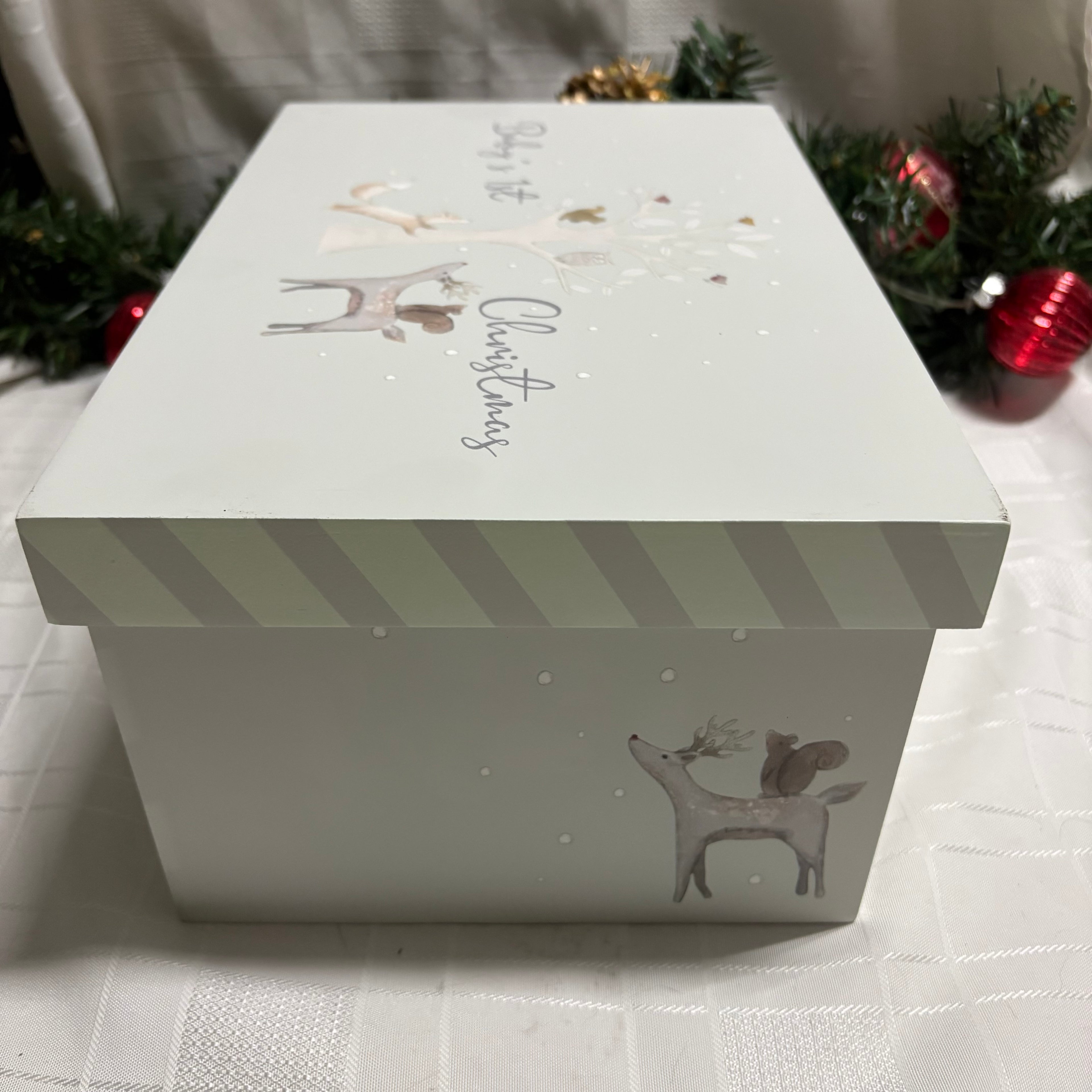 Baby’s First Christmas Wooden Gift Box