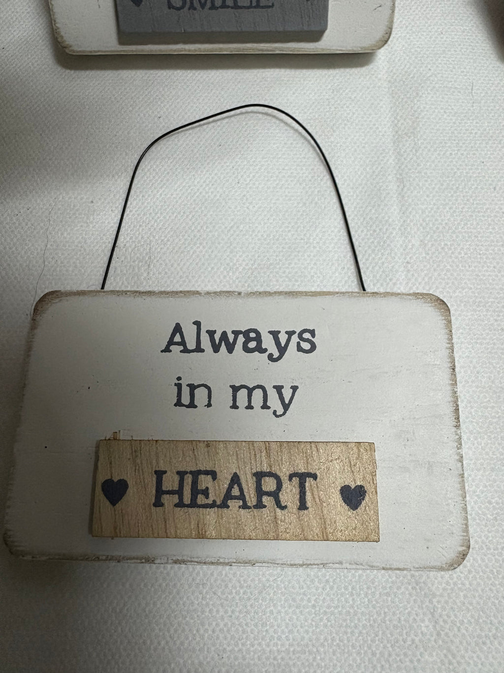 Set of 4 Mini Wooden Signs - 4 designs