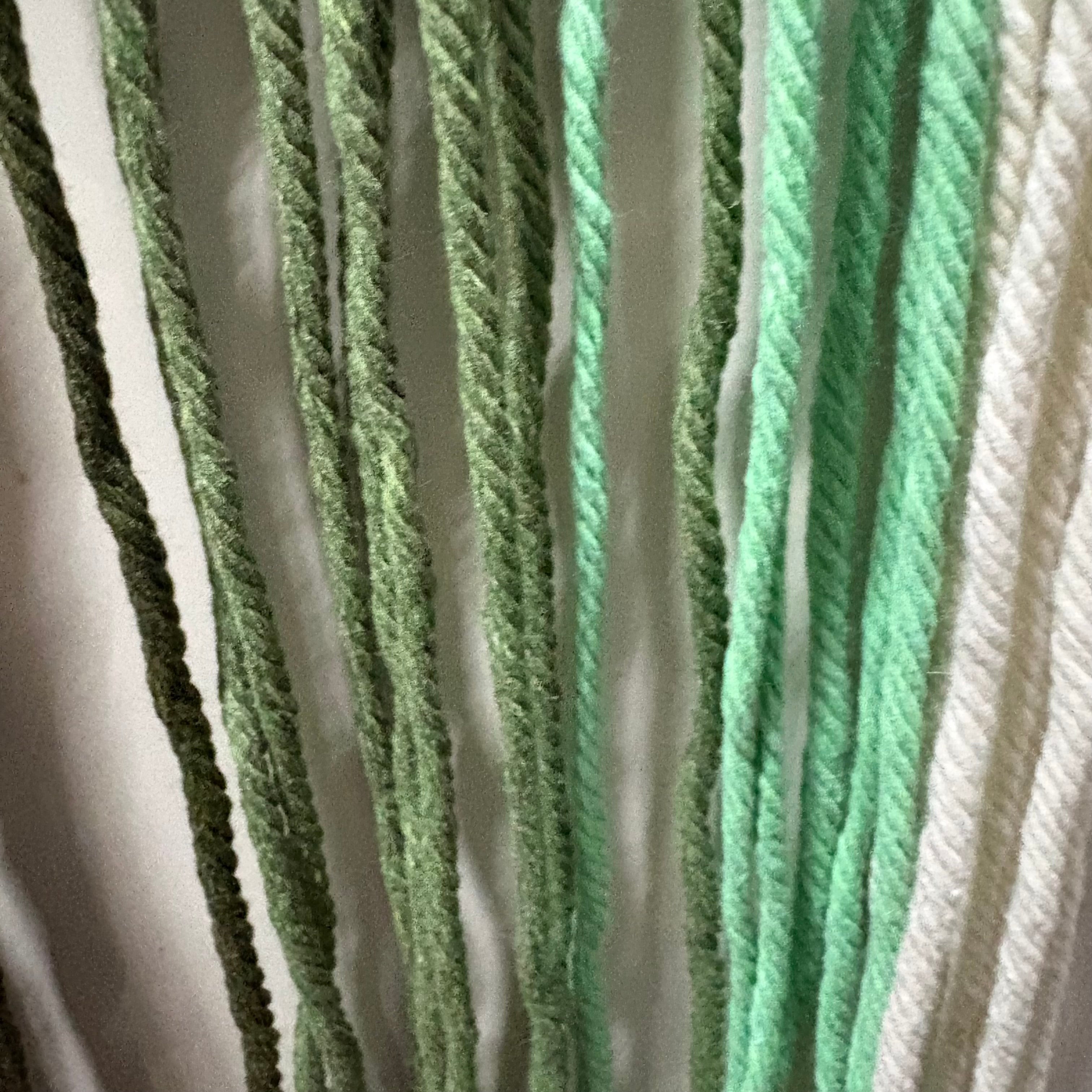Green Macrame Wall Hanging