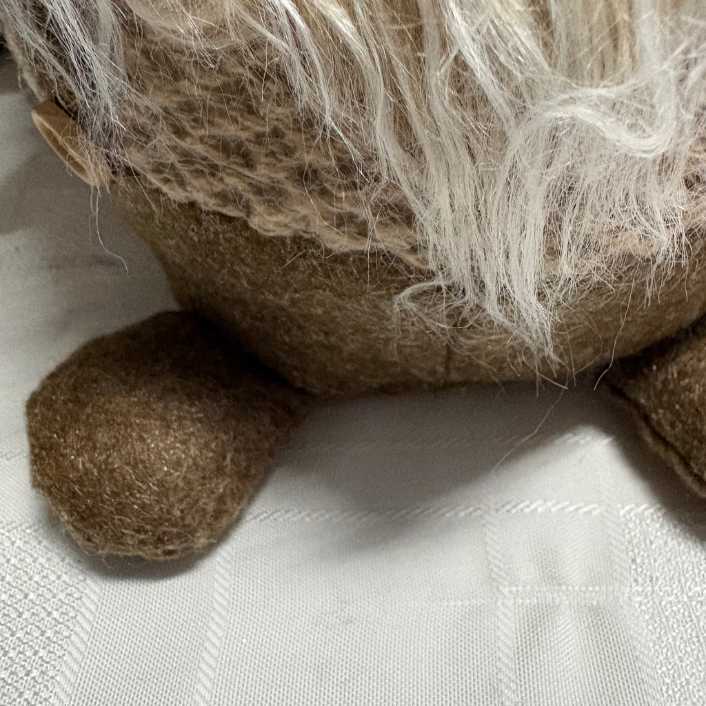 Brown Plush Gonk Christmas Ornament