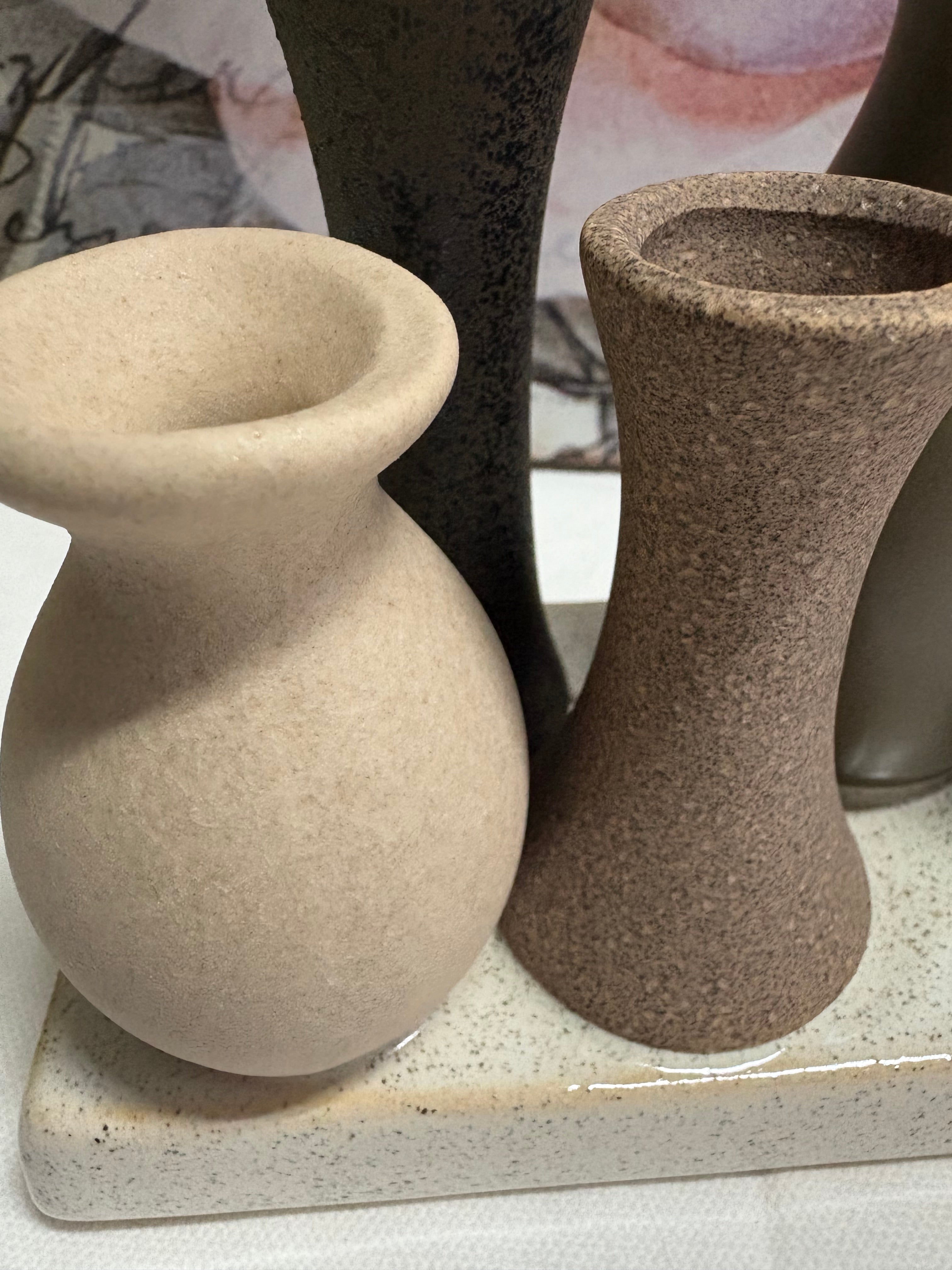 5 Mounted Vase Decoration