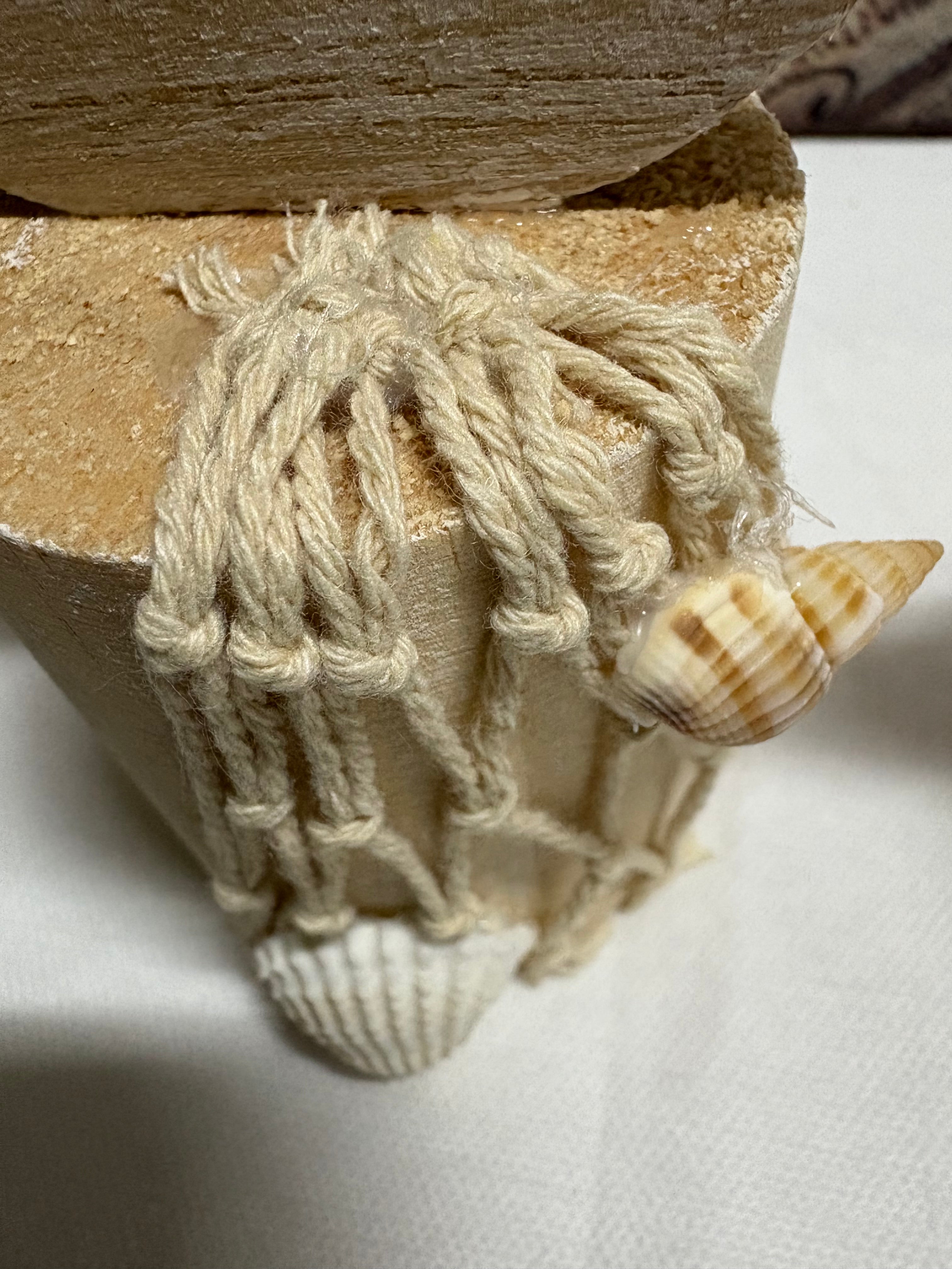 Pair of Natural Sailing Boat Ornaments
