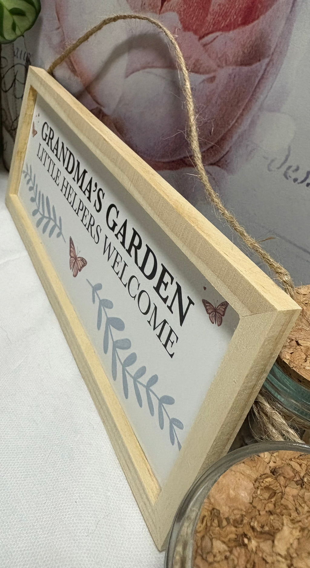 Grandma's Garden Helpers Sign, 25cm