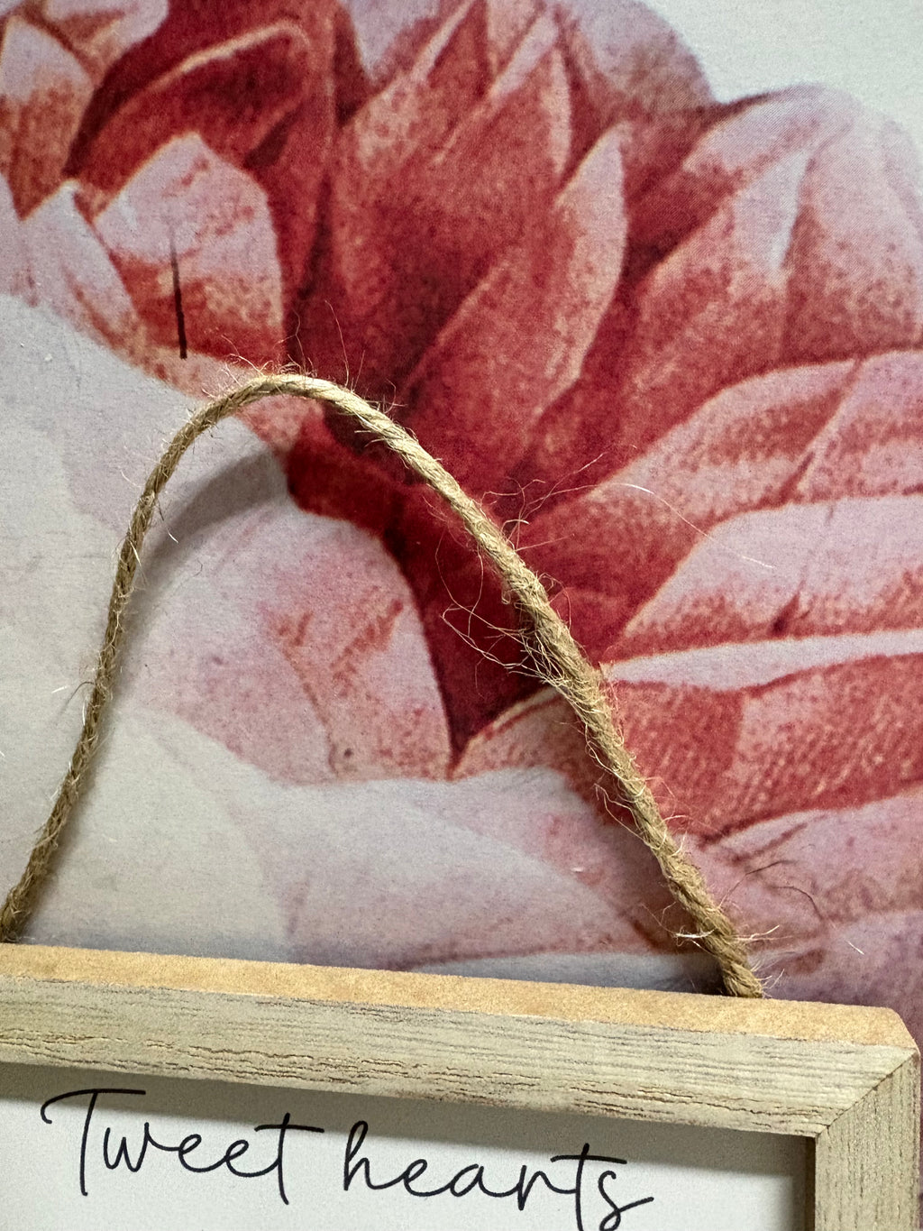 'Tweet Hearts' Box Framed Sign, 12cm