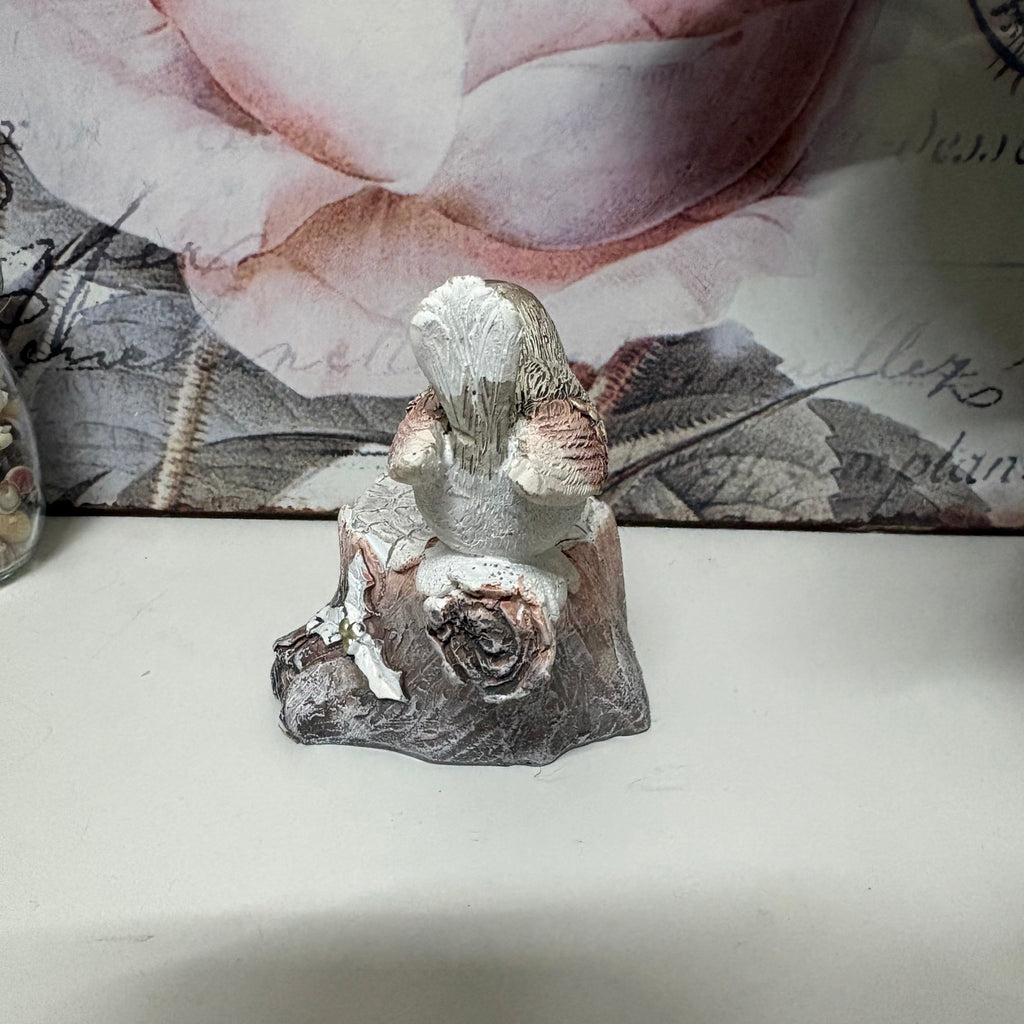 Resin Bird On Light Up Branch Ornament