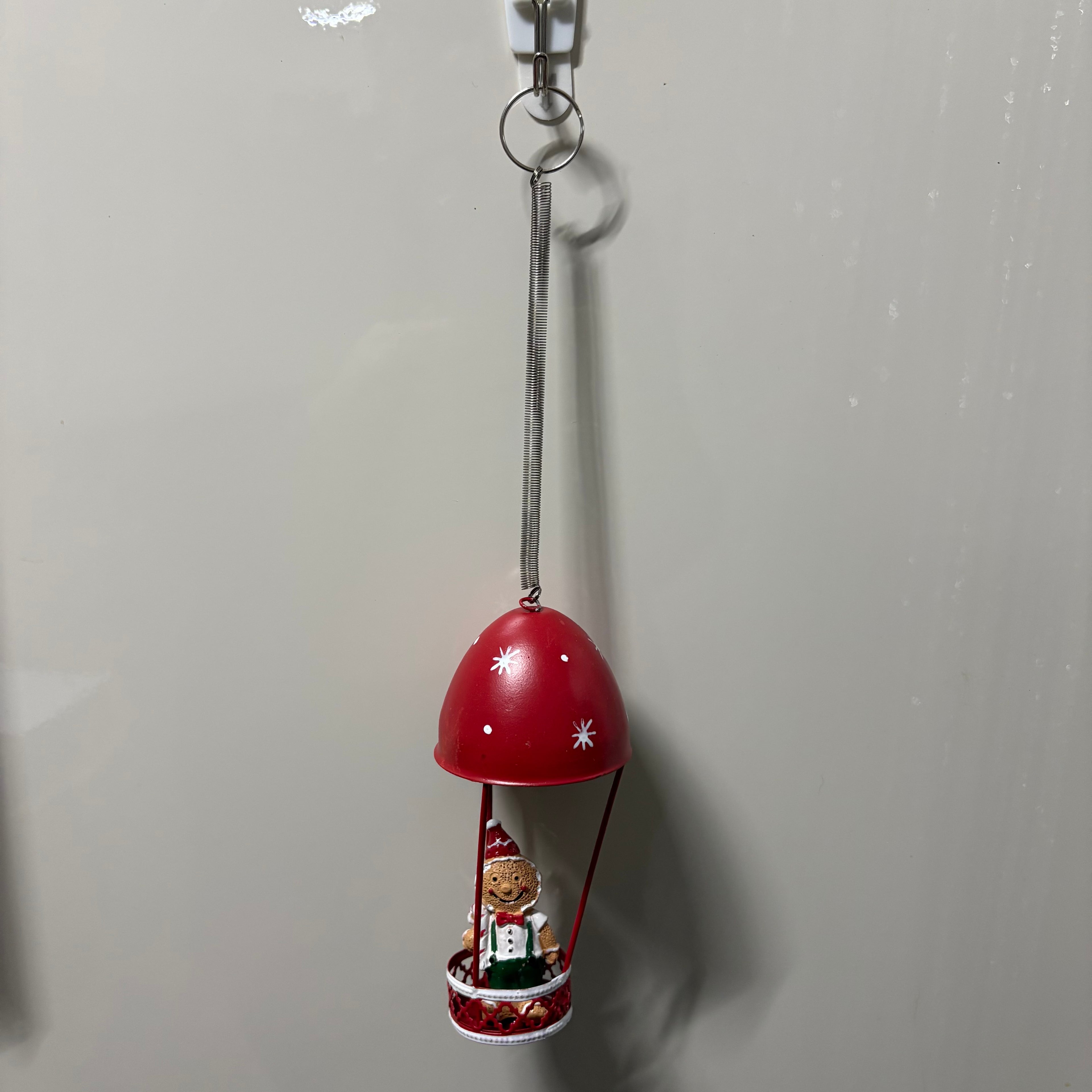 Metal Hot Air Balloon Hanging Christmas Decoration