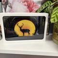 Deer Scene LED Light Box Ornament