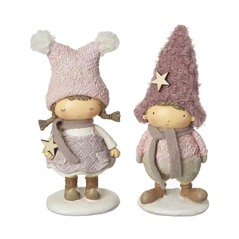 Gorgeous Pair of Boy and Girl with Star Ornaments